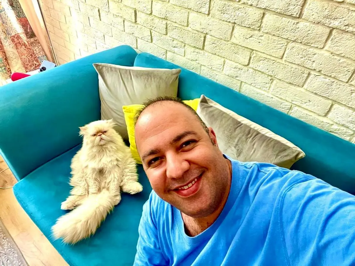 علی اوجی و حیوان خانگی اش علی اوجی و حیوان خانگی اش