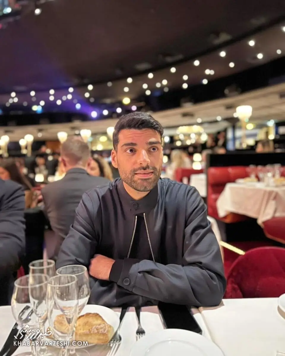 مهدی طارمی و همسرش مهدی طارمی