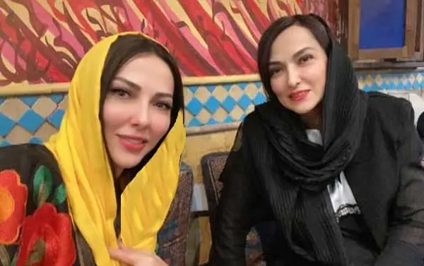 لیلا اوتادی و خواهرش در قطر لیلا اوتادی