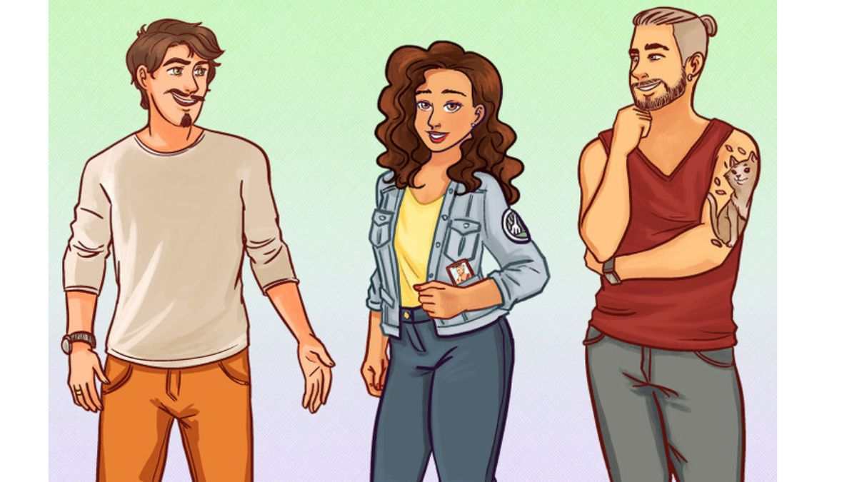 تست هوش | همسر واقعی این زن را در 15 ثانیه پیدا کنید تست هوش