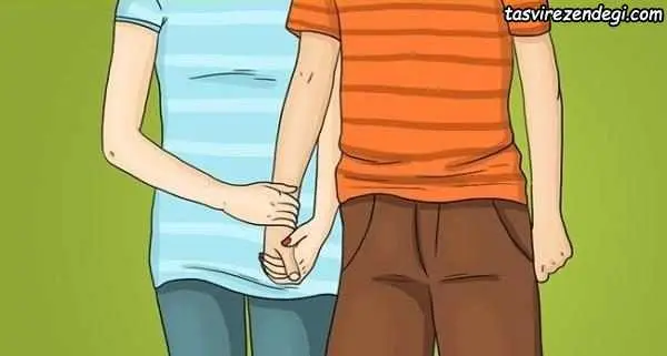 ببین عشقت چه جوری دستتو میگره تا بگم چه حسی بهت داره | تست شخصیت شناسی گرفتن دست با هردو دست