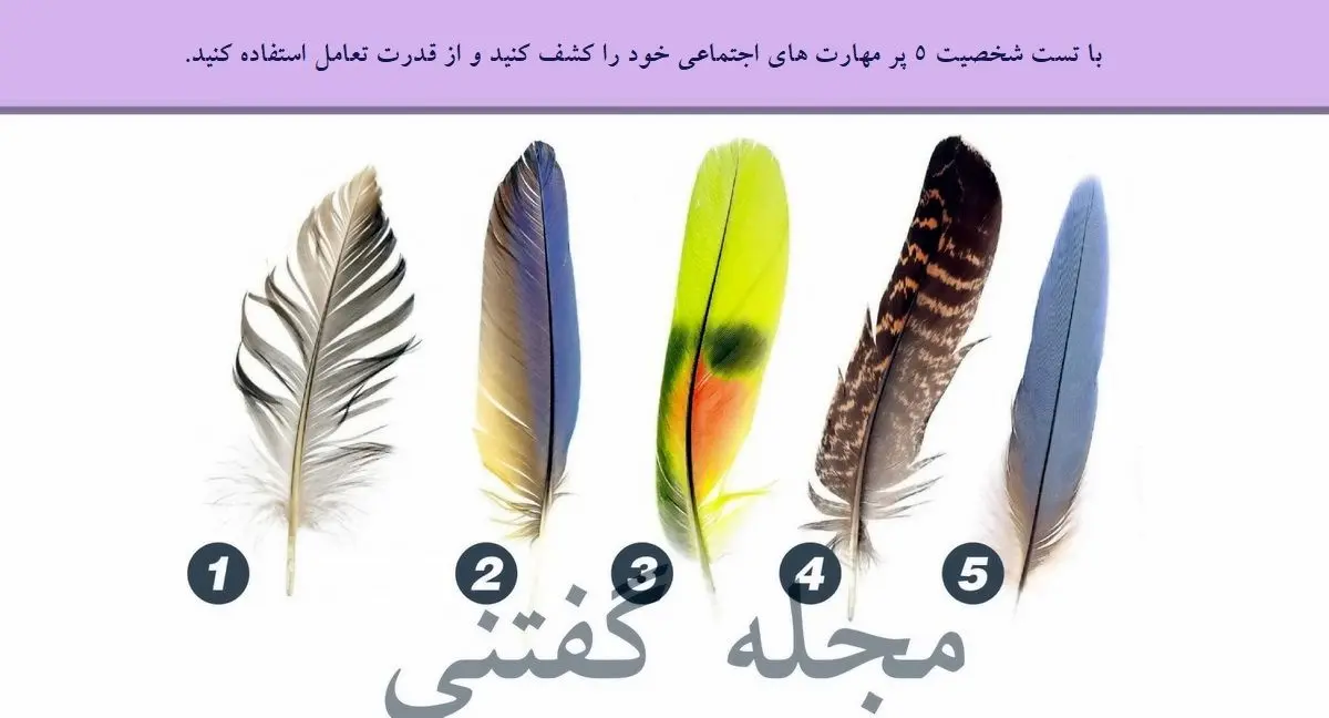 بگو پر جذاب از نظرت کدومه تا بگم ویژگی منحصر به فردت چیه | تست شخصیت شناسی بگو پر جذاب از نظرت کدومه تا بگم ویژگی منحصر به فردت چیه | تست شخصیت شناسی