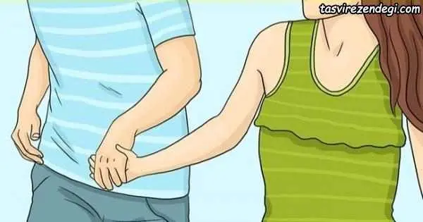 ببین عشقت چه جوری دستتو میگره تا بگم چه حسی بهت داره | تست شخصیت شناسی همسرم در خیابان دستهایم را می کشد