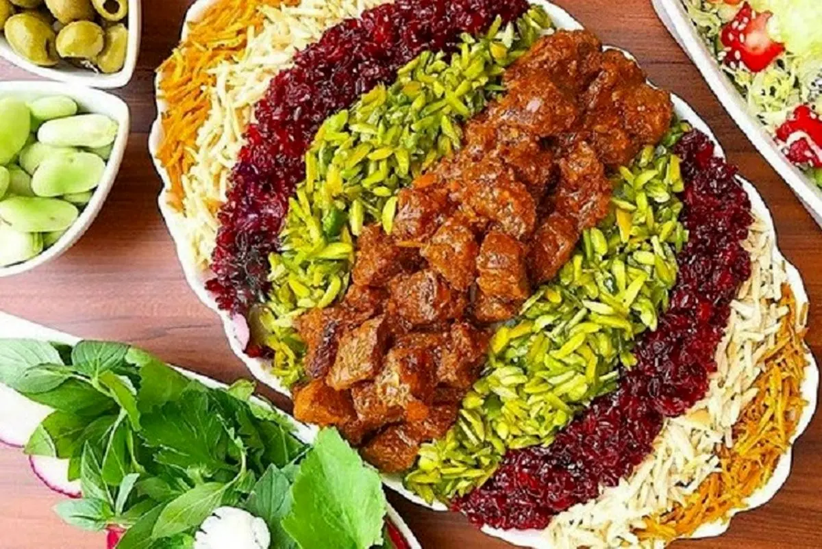مرصع پلو میل کنید | طرز تهیه مرصع پلو