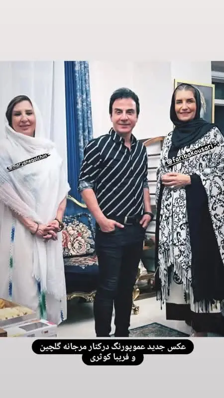مسخره بازی مرجانه گلچین در برنامه زنده اشک خانم بازیگر رو درآورد | مرجانه گلچین آبرو خانم بازیگر رو برد + فیلم مرجانه گلچین