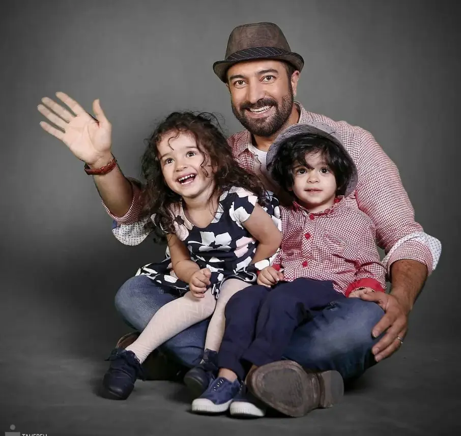 دو قلو های مجید صالحی یکی از اون یکی عسل تر | پسر مجید صالحی خود مجید دلبندمه! + عکس مجید صالحی