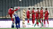 پوشش زنده بازی شمس آذر مقابل پرسپولیس + گل‌ها و لحظات حساس بازی