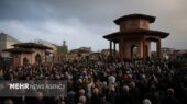 پیکر استاد «ناصر مسعودی» در جوار میرزا کوچک خان آرام گرفت پیکر استاد «ناصر مسعودی» در جوار میرزا کوچک خان آرام گرفت