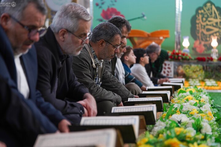 آذین بندی حرم مطهر امیرالمومنین (ع) در آستانه ولادت حضرت زهرا(س)/عکس