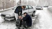 بارش برف و کولاک در جادههای ۱۴ استان بارش برف و کولاک در جادههای ۱۴ استان