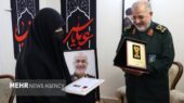 تجلیل فرمانده کل سپاه از شهید حسین سلامی و اعطای درجه سپهبدی