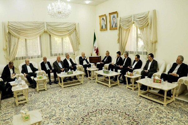 رایزنی رهبران حماس با لاریجانی در دوحه