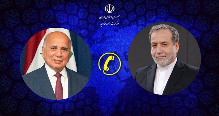 گفت وگوی تلفنی عراقچی با وزیر خارجه عراق گفت وگوی تلفنی عراقچی با وزیر خارجه عراق