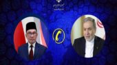 گفتگوی تلفنی وزیر امور خارجه جمهوری اسلامی ایران با نخست وزیر مالزی