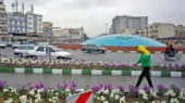 دیوارنگاره جالب میدان انقلاب در پاسخ به ضرب‌الاجل ترامپ+ عکس