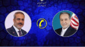 گفتگوی تلفنی عراقچی و فیدان وزرای امور خارجه ایران و ترکیه