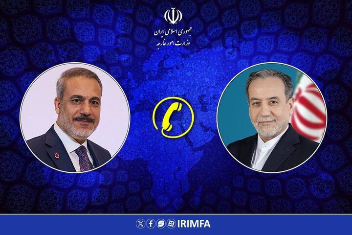 گفتگوی تلفنی عراقچی و فیدان وزرای امور خارجه ایران و ترکیه گفتگوی تلفنی عراقچی و فیدان وزرای امور خارجه ایران و ترکیه