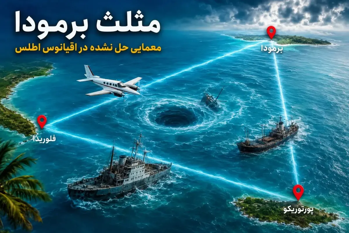 ۱۰ واقعیت باورنکردنی درباره مثلث برمودا / اسرارآمیزترین منطقه جهان کجاست؟ ۱۰ واقعیت باورنکردنی درباره مثلث برمودا / اسرارآمیزترین منطقه جهان کجاست؟